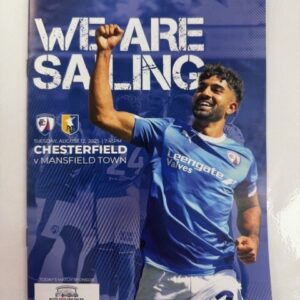 Chesterfield vs Mansfield Town (carabao cup) Programme