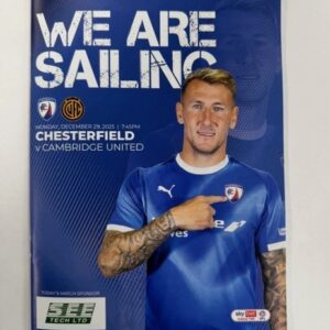 Chesterfield FC vs Cambridge United programme
