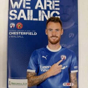 Chesterfield FC vs Walsall Programme