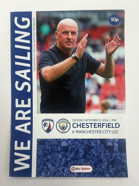CFC vs Manchester City U21’s Cup Programme